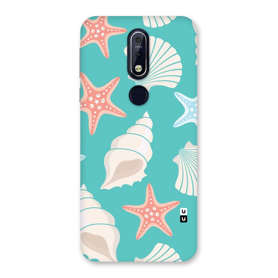 Starfish Sea Shell Back Case for Nokia 7.1