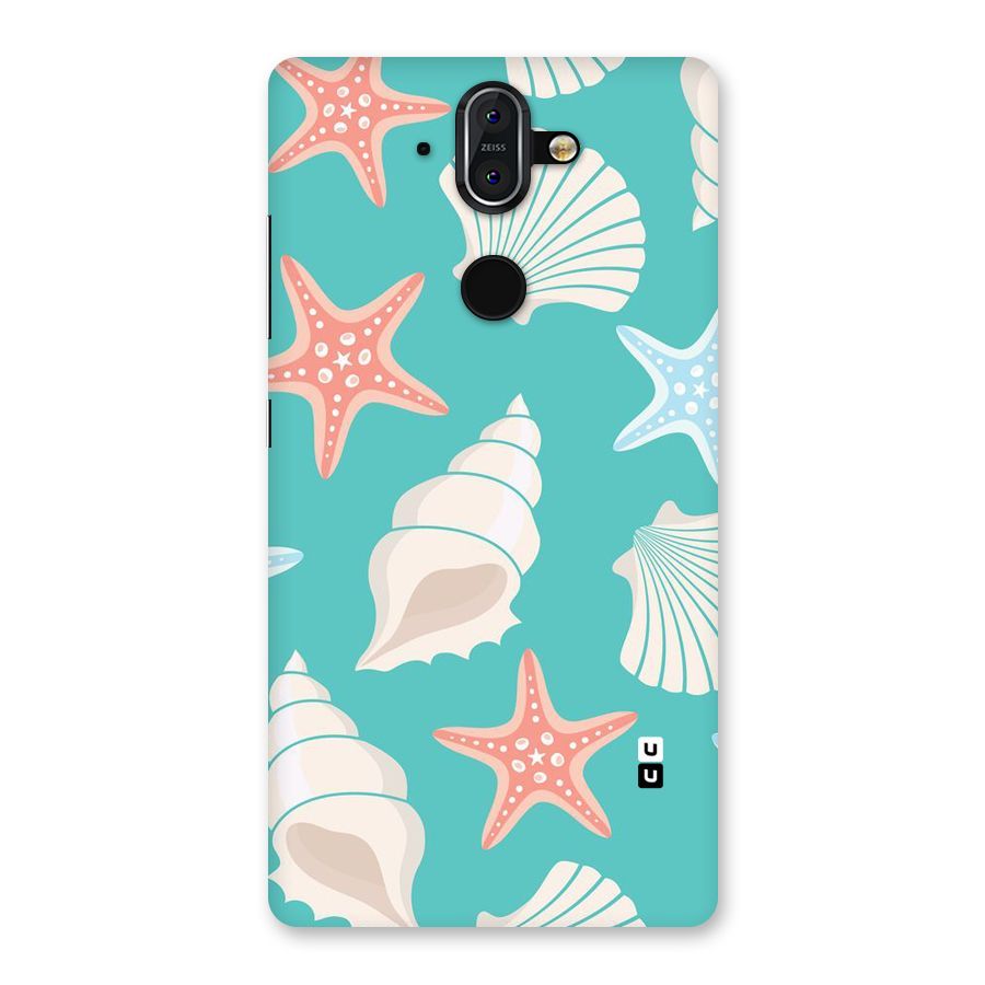Starfish Sea Shell Back Case for Nokia 8 Sirocco