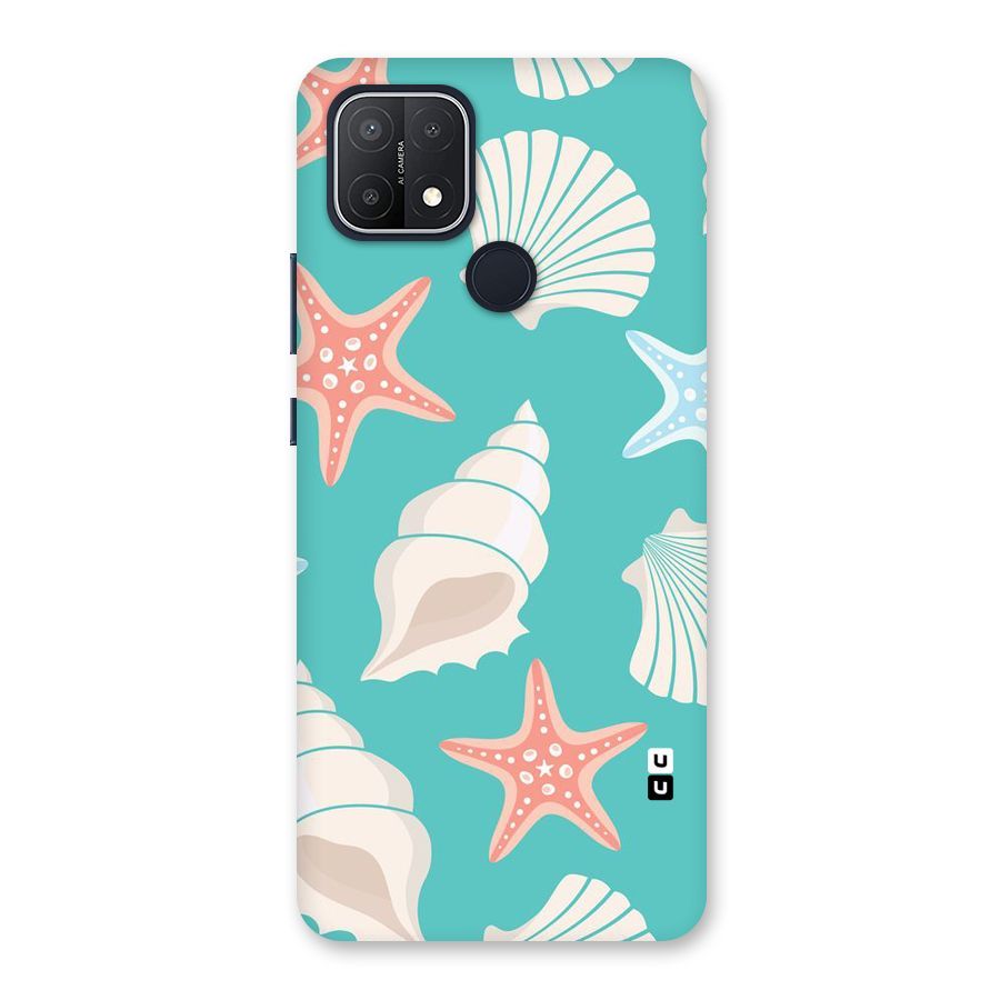 Starfish Sea Shell Back Case for Oppo A15s