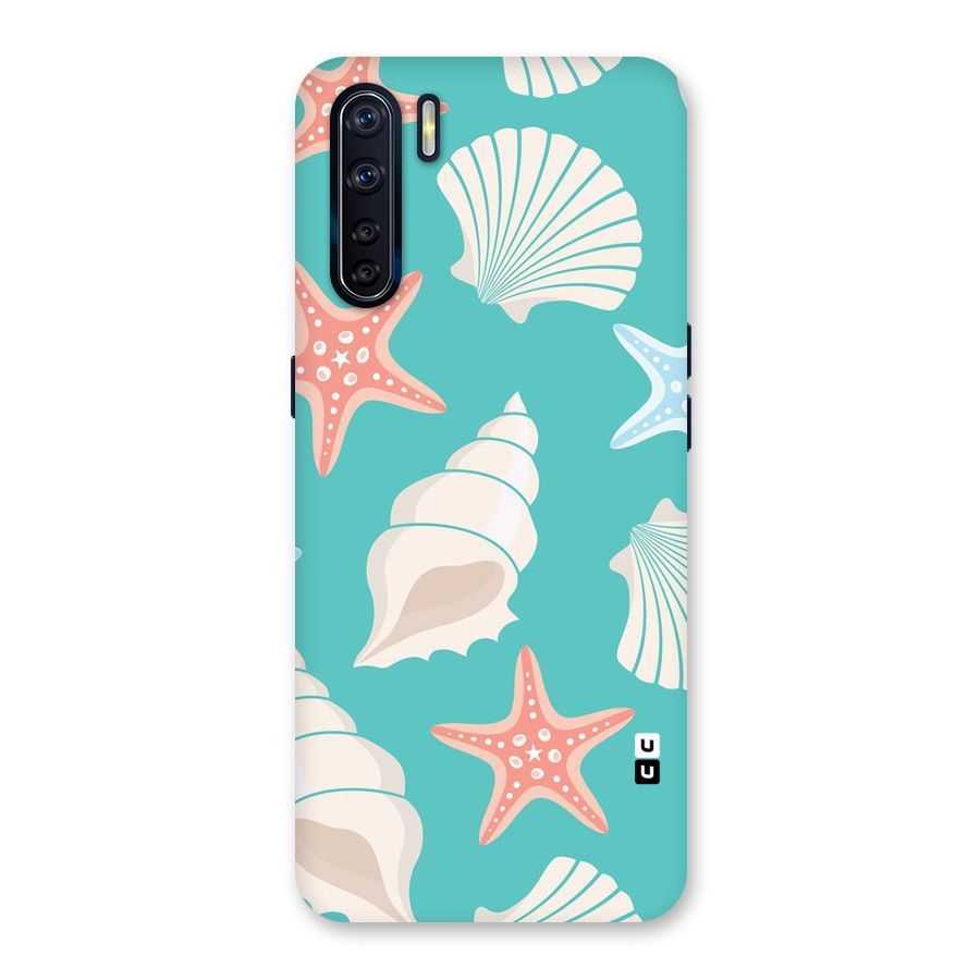 Starfish Sea Shell Back Case for Oppo F15