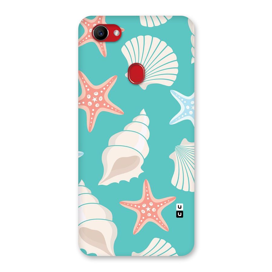 Starfish Sea Shell Back Case for Oppo F7