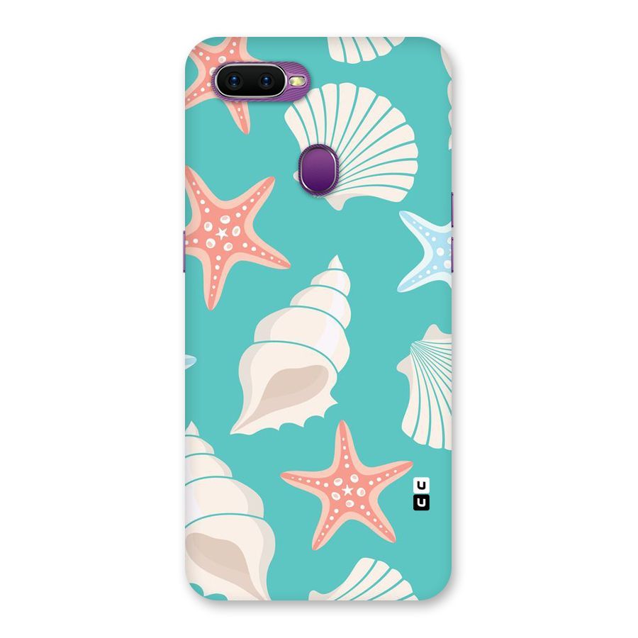 Starfish Sea Shell Back Case for Oppo F9