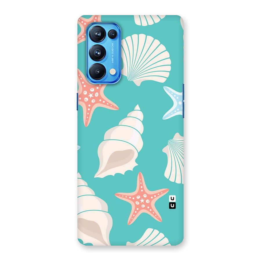 Starfish Sea Shell Back Case for Oppo Reno5 Pro 5G