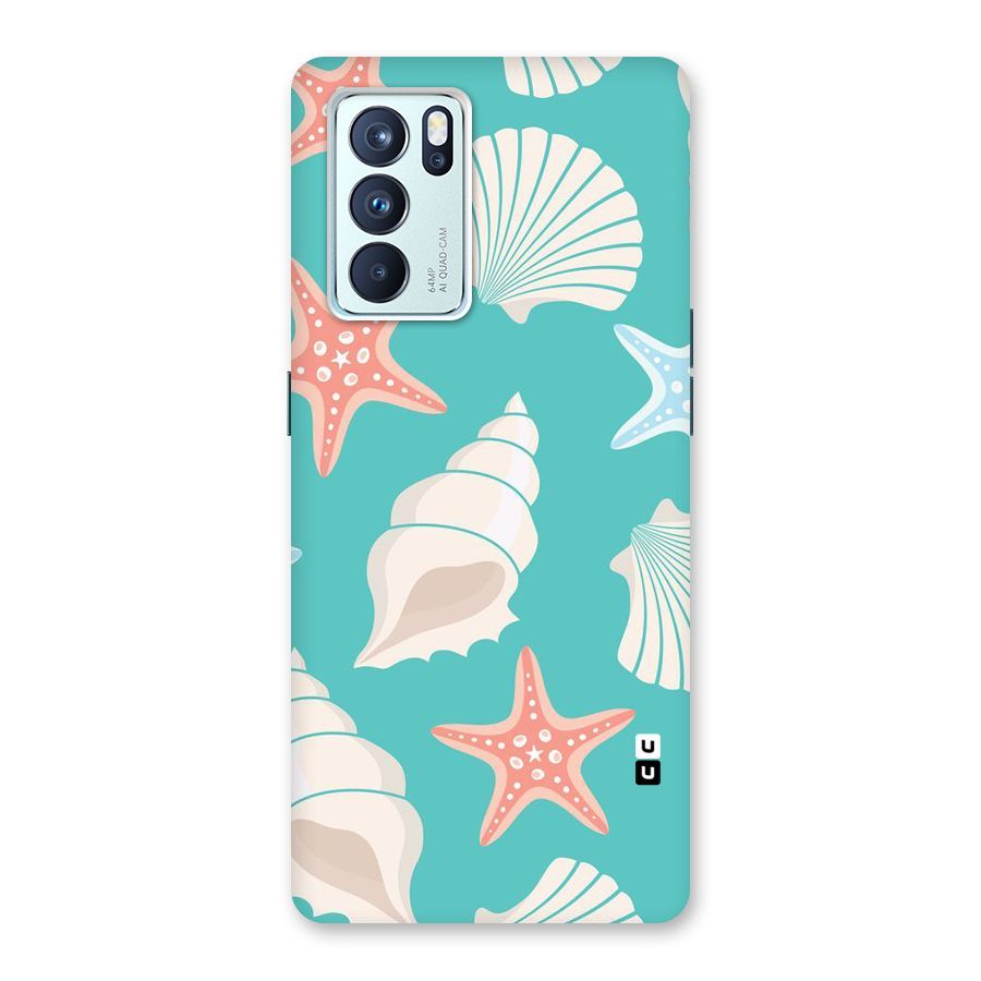 Starfish Sea Shell Back Case for Oppo Reno6 Pro 5G