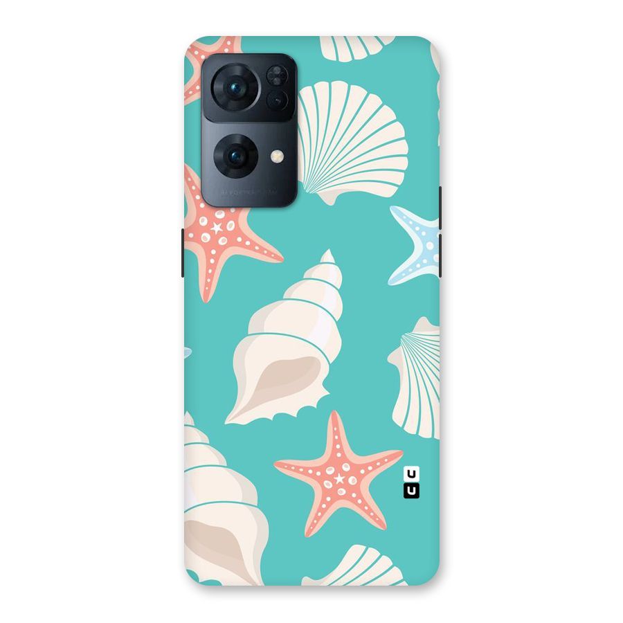 Starfish Sea Shell Back Case for Oppo Reno7 Pro 5G