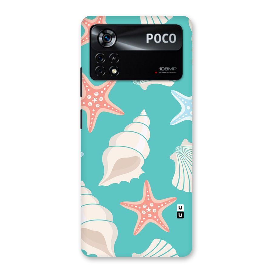 Starfish Sea Shell Back Case for Poco X4 Pro 5G