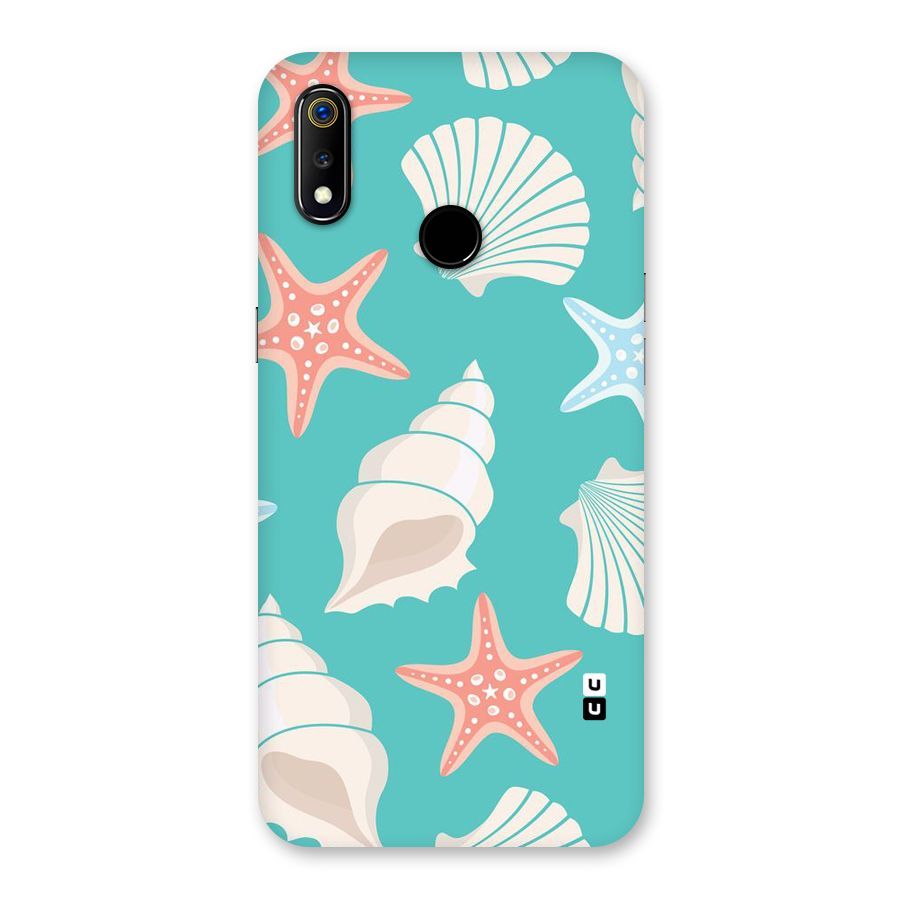 Starfish Sea Shell Back Case for Realme 3