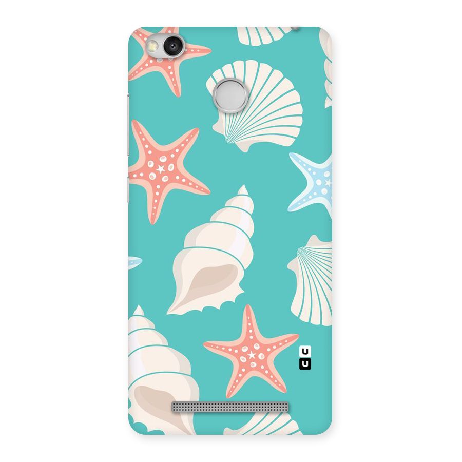 Starfish Sea Shell Back Case for Redmi 3S Prime