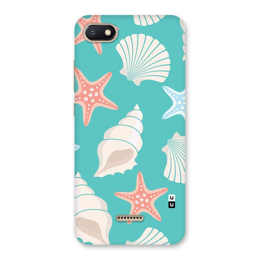 Starfish Sea Shell Back Case for Redmi 6A