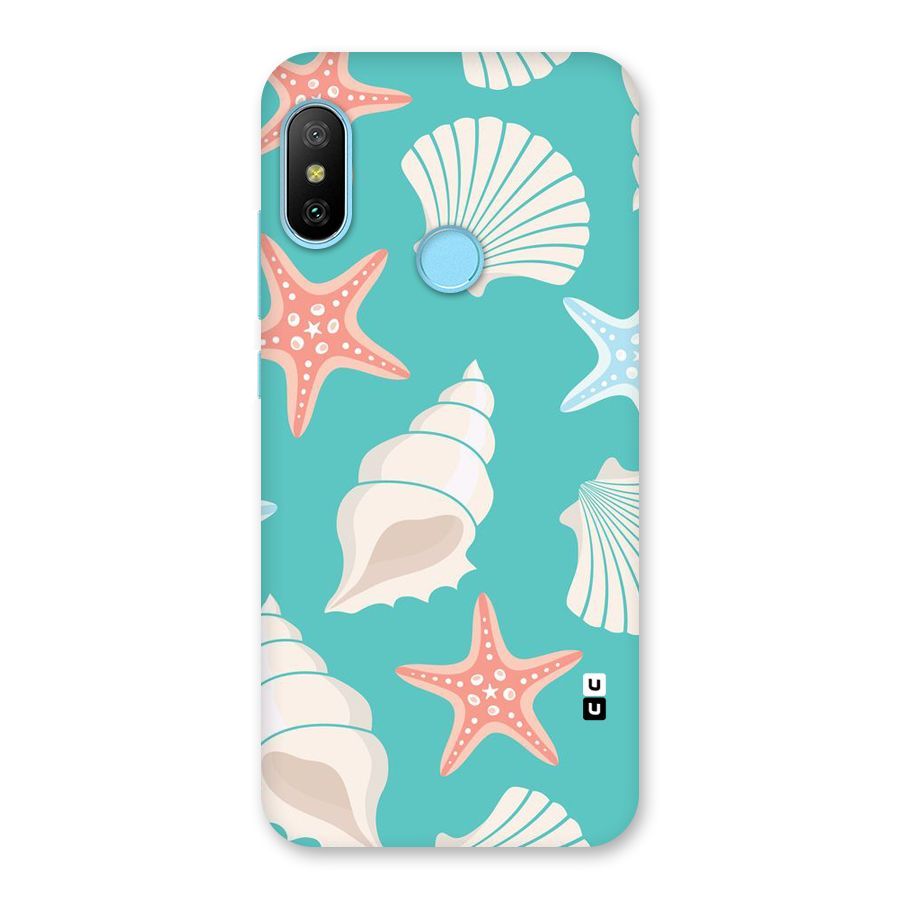 Starfish Sea Shell Back Case for Redmi 6 Pro