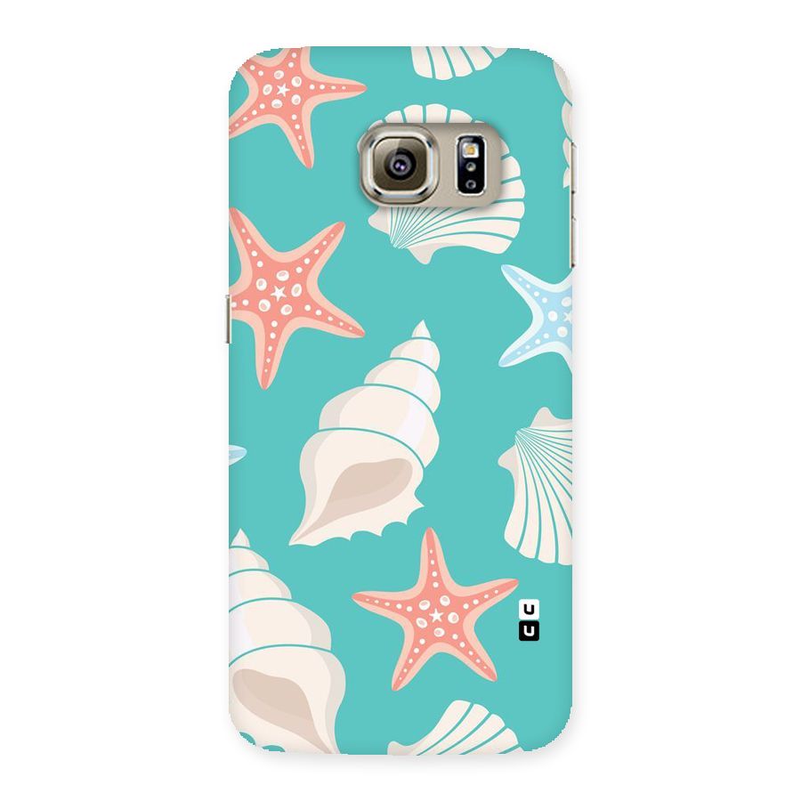 Starfish Sea Shell Back Case for Samsung Galaxy S6 Edge
