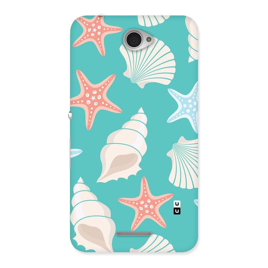 Starfish Sea Shell Back Case for Sony Xperia E4