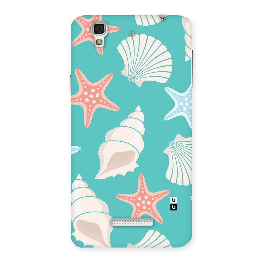 Starfish Sea Shell Back Case for Yu Yureka