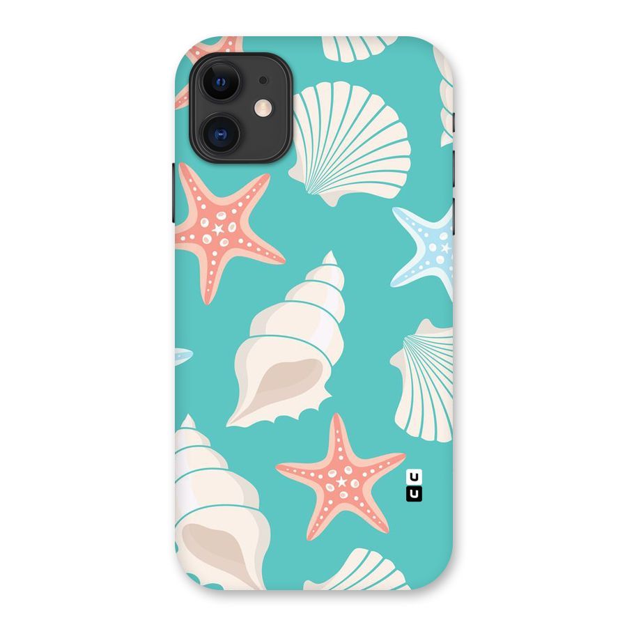 Starfish Sea Shell Back Case for iPhone 11