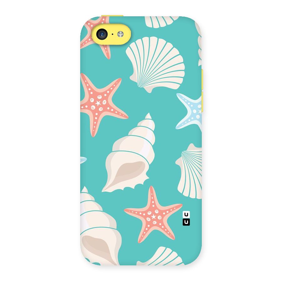 Starfish Sea Shell Back Case for iPhone 5C