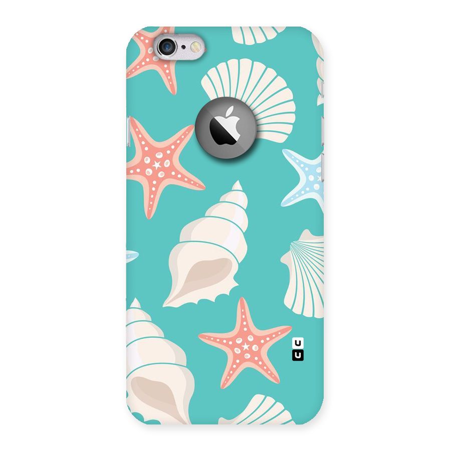 Starfish Sea Shell Back Case for iPhone 6 Logo Cut