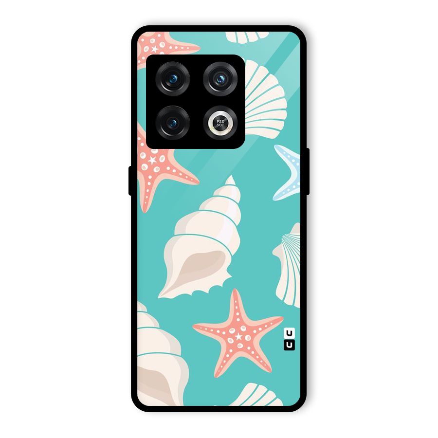 Starfish Sea Shell Glass Back Case for OnePlus 10 Pro 5G