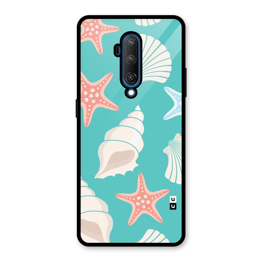 Starfish Sea Shell Glass Back Case for OnePlus 7T Pro