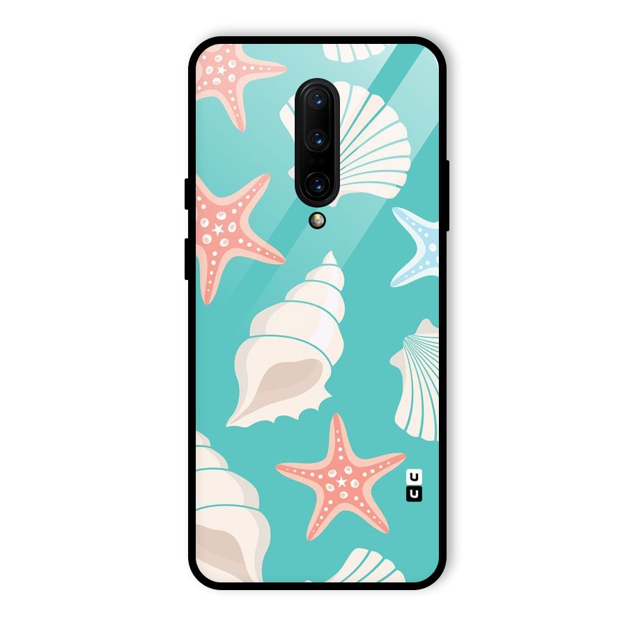 Starfish Sea Shell Glass Back Case for OnePlus 7 Pro