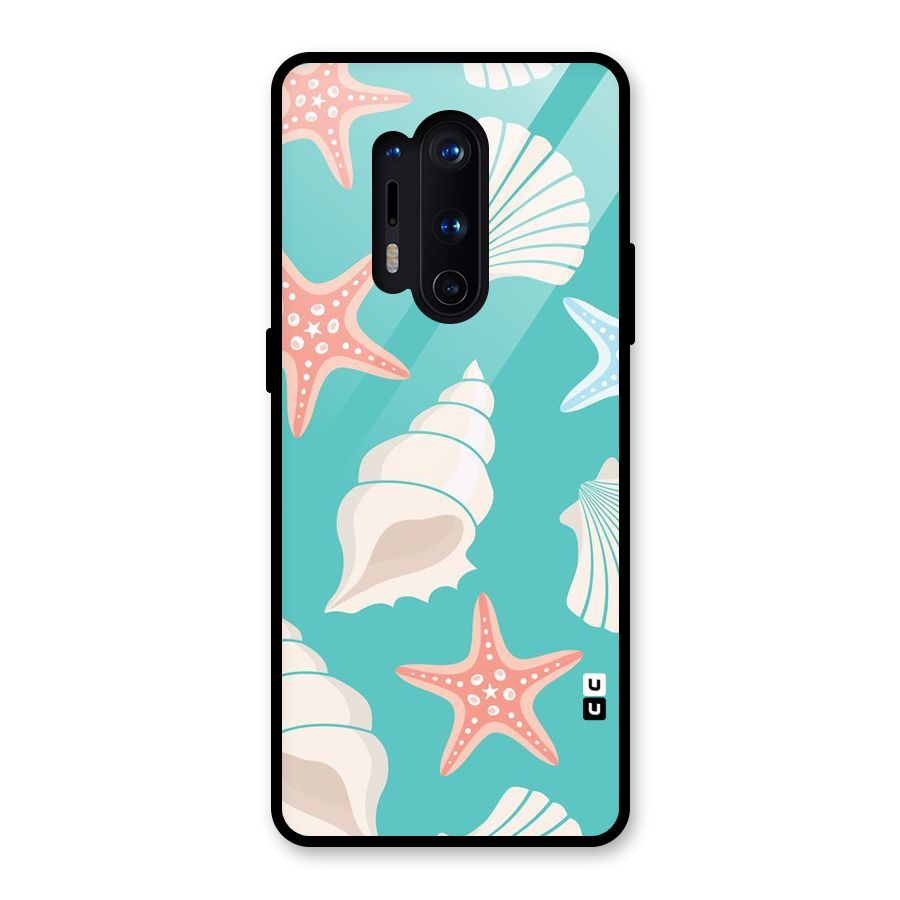 Starfish Sea Shell Glass Back Case for OnePlus 8 Pro
