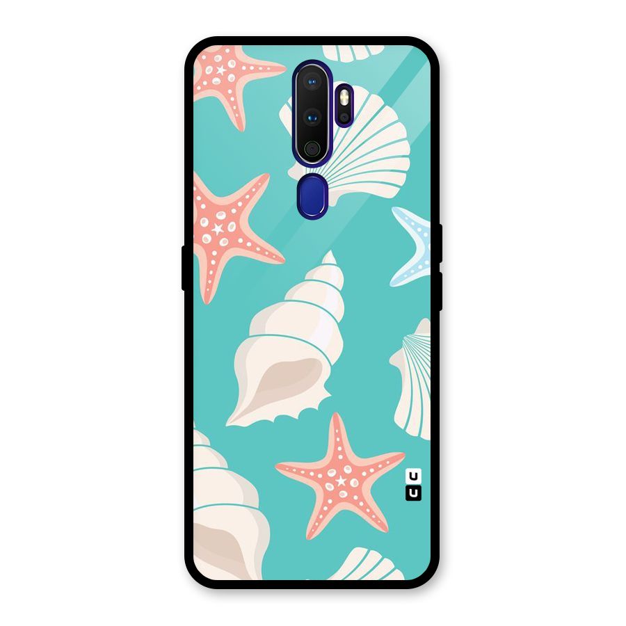 Starfish Sea Shell Glass Back Case for Oppo A9 (2020)