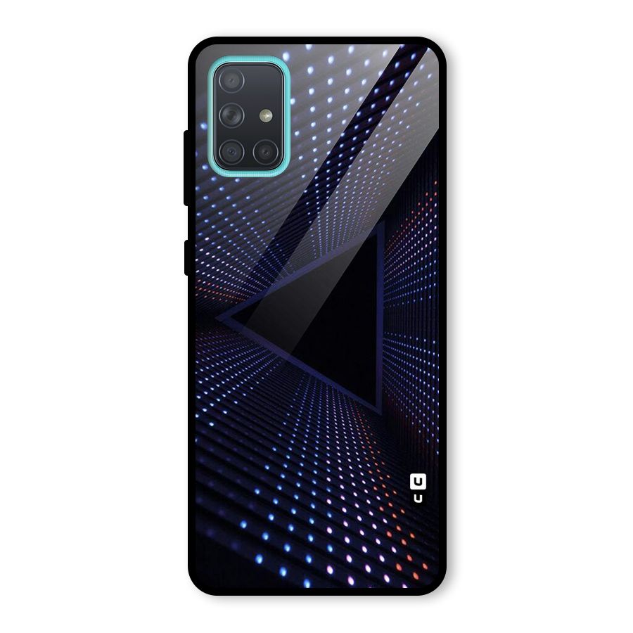 Stars Abstract Glass Back Case for Galaxy A71