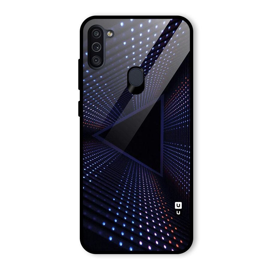 Stars Abstract Glass Back Case for Galaxy M11