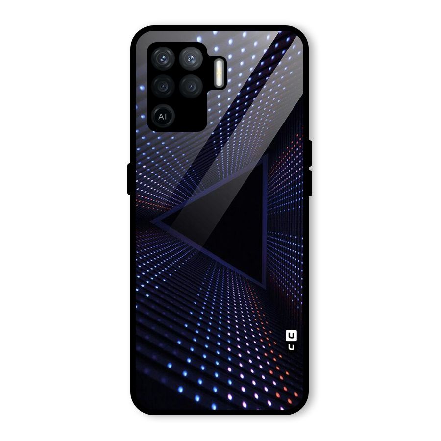 Stars Abstract Glass Back Case for Oppo F19 Pro