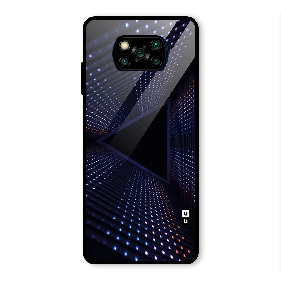 Stars Abstract Glass Back Case for Poco X3 Pro