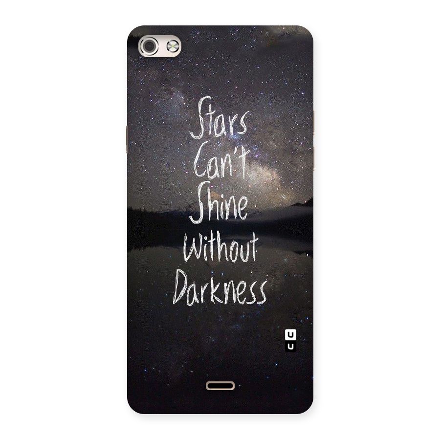 Stars Shine Back Case for Micromax Canvas Silver 5