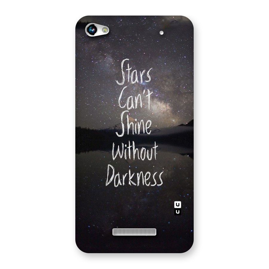 Stars Shine Back Case for Micromax Hue 2