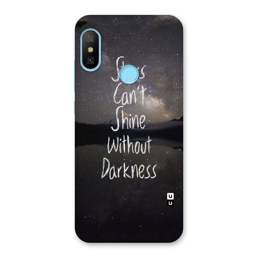Stars Shine Back Case for Redmi 6 Pro