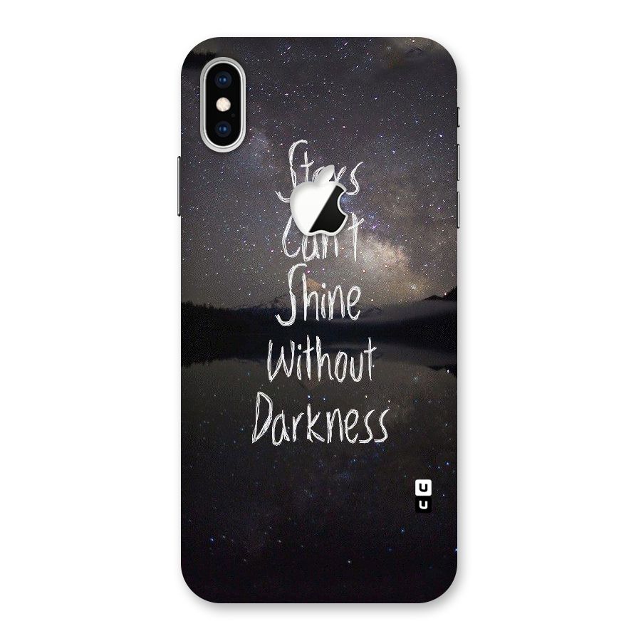 Stars Shine Back Case for iPhone XS Max Apple Cut