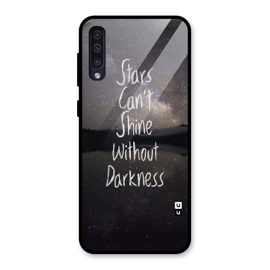Stars Shine Glass Back Case for Galaxy A50