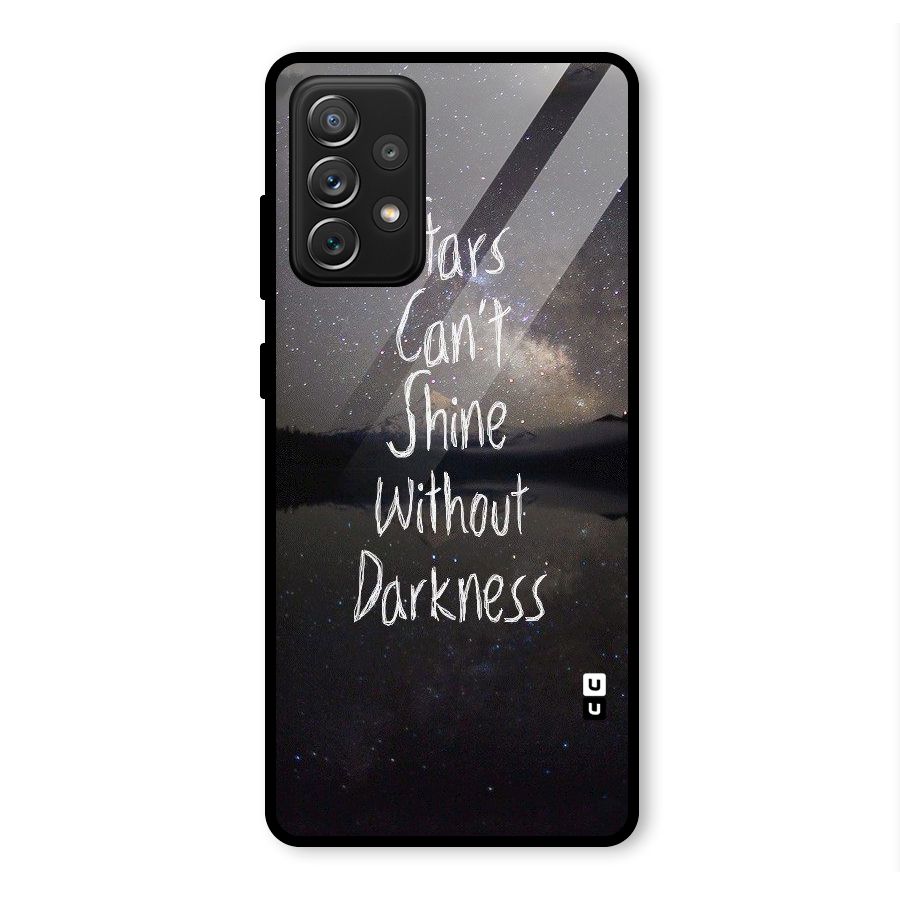 Stars Shine Glass Back Case for Galaxy A72