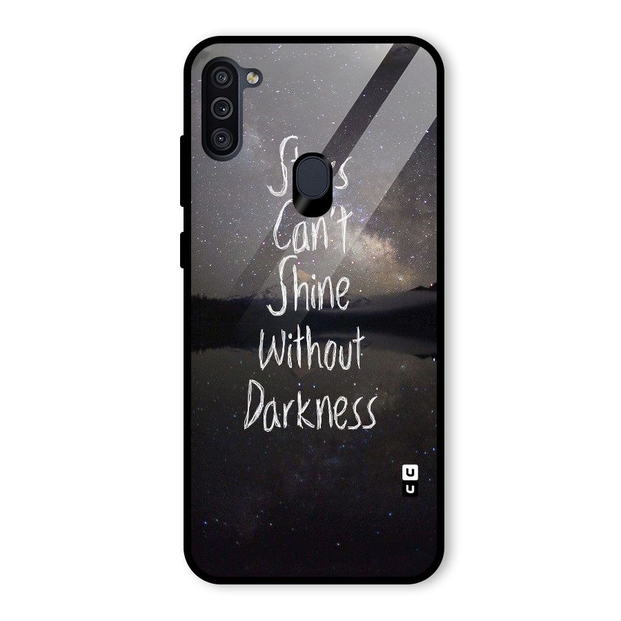 Stars Shine Glass Back Case for Galaxy M11