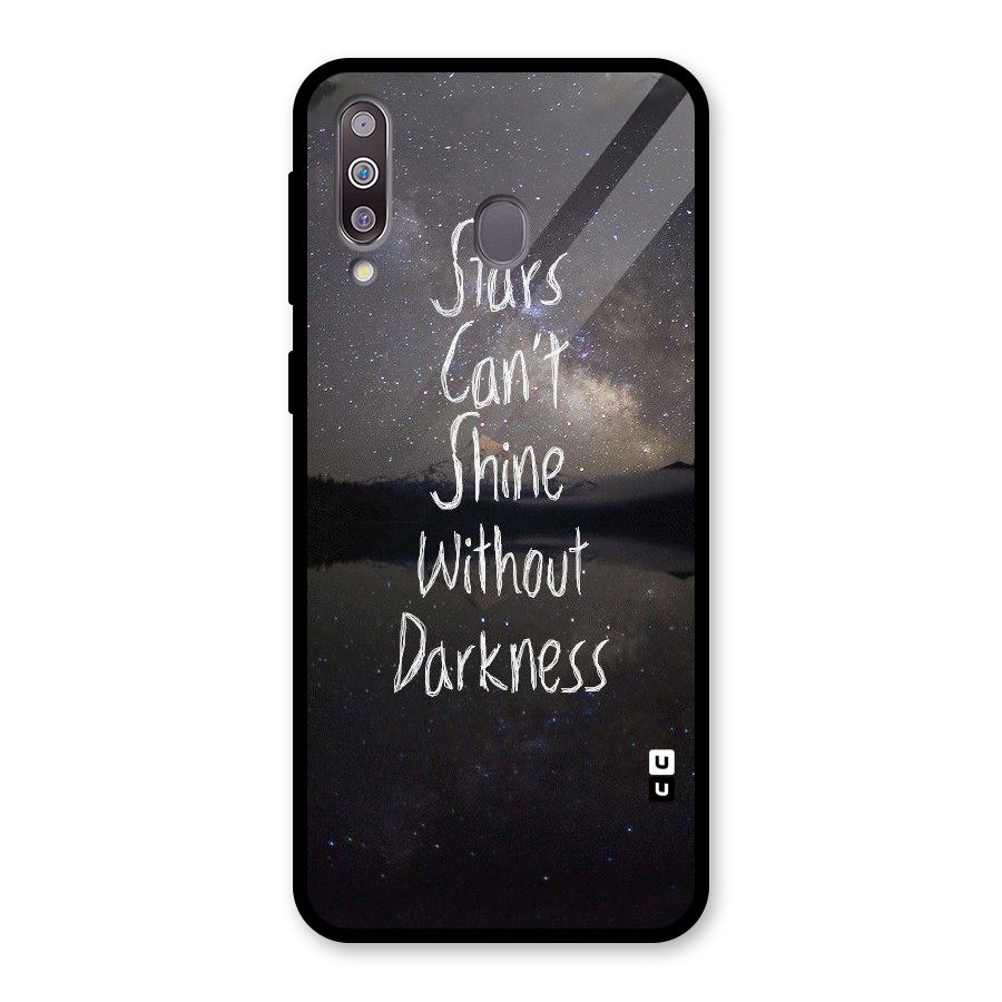 Stars Shine Glass Back Case for Galaxy M30
