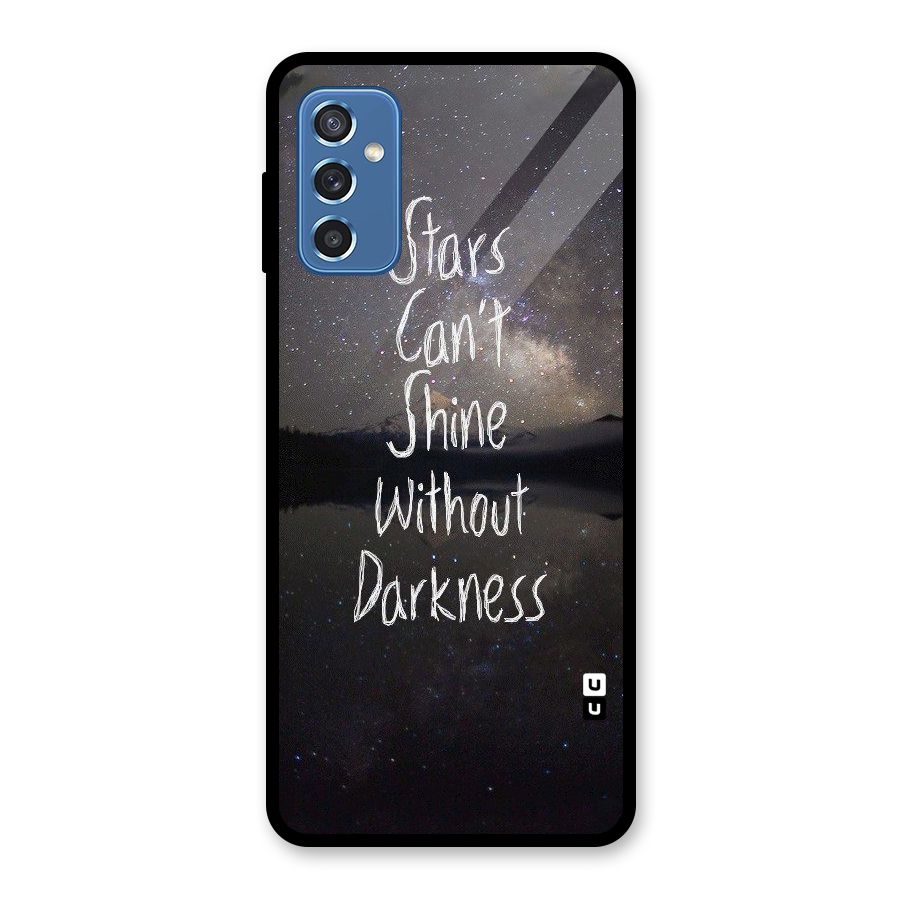 Stars Shine Glass Back Case for Galaxy M52 5G