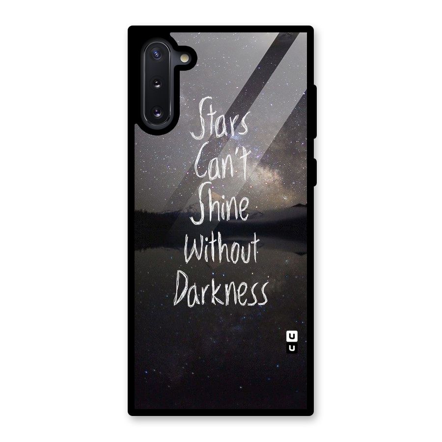 Stars Shine Glass Back Case for Galaxy Note 10