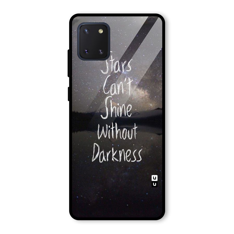 Stars Shine Glass Back Case for Galaxy Note 10 Lite