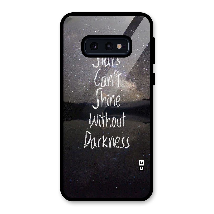 Stars Shine Glass Back Case for Galaxy S10e