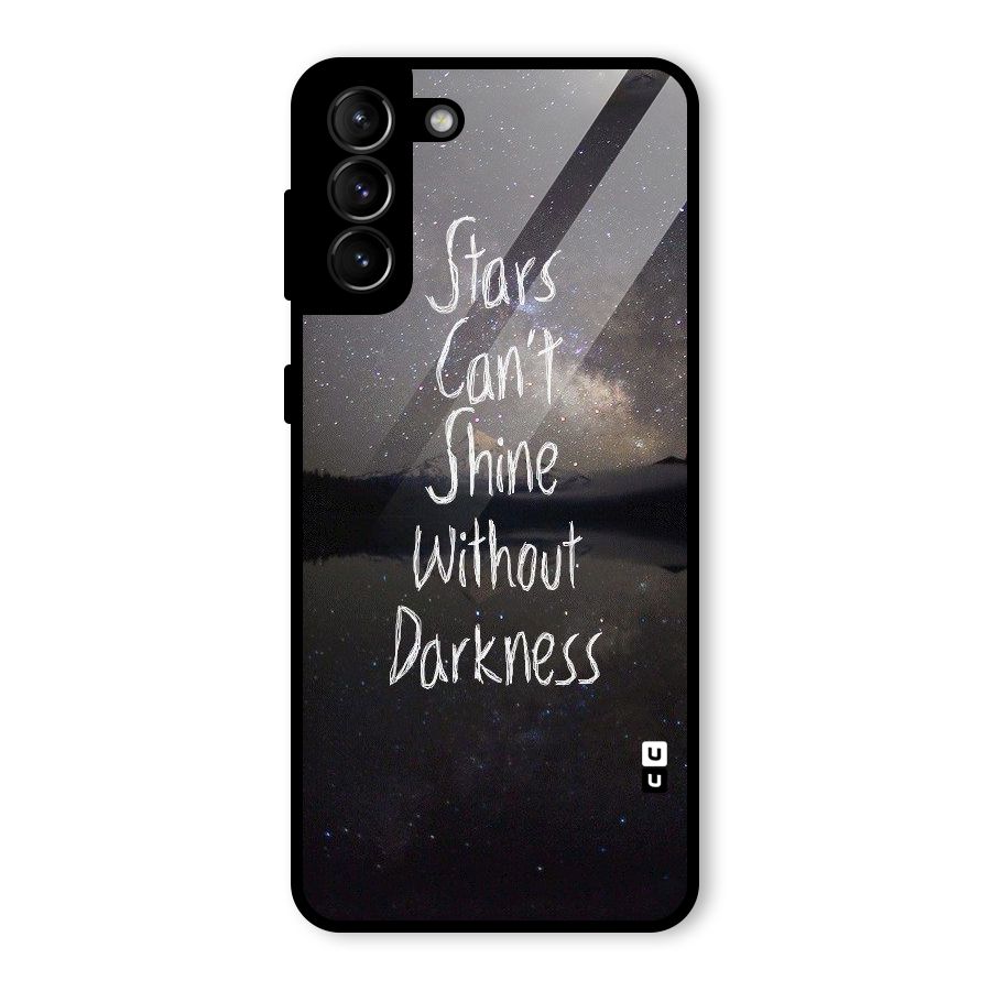 Stars Shine Glass Back Case for Galaxy S21 Plus