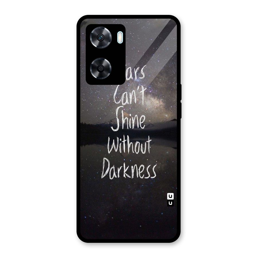 Stars Shine Glass Back Case for Oppo A77