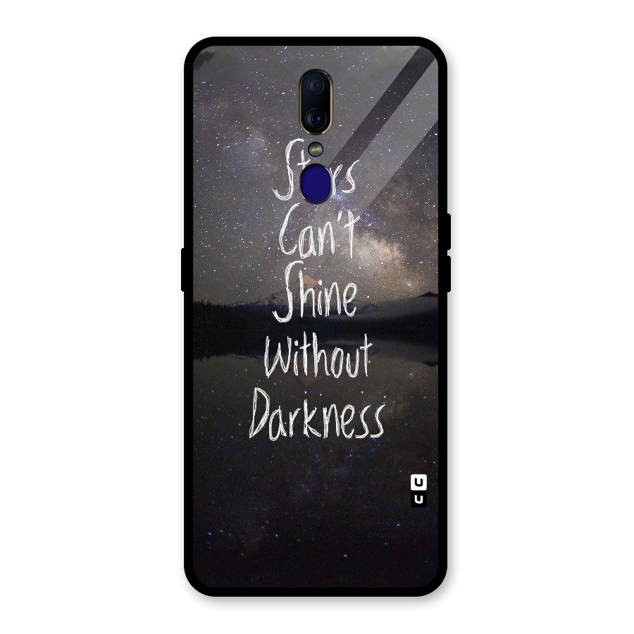 Stars Shine Glass Back Case for Oppo F11