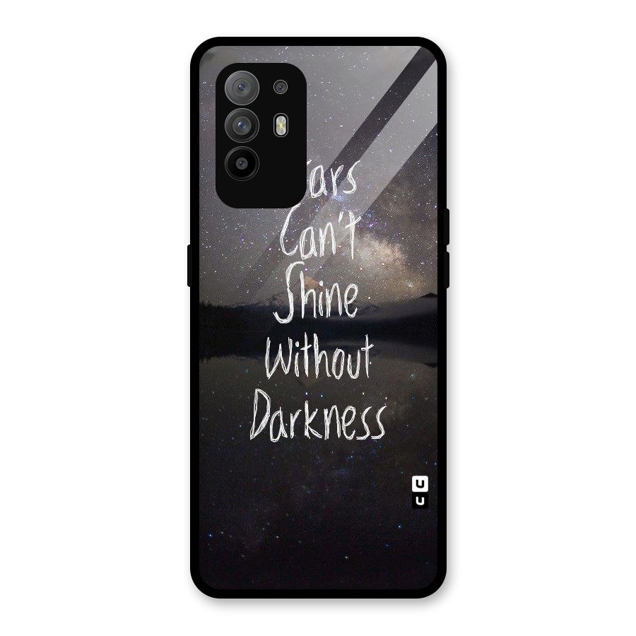 Stars Shine Glass Back Case for Oppo F19 Pro Plus 5G