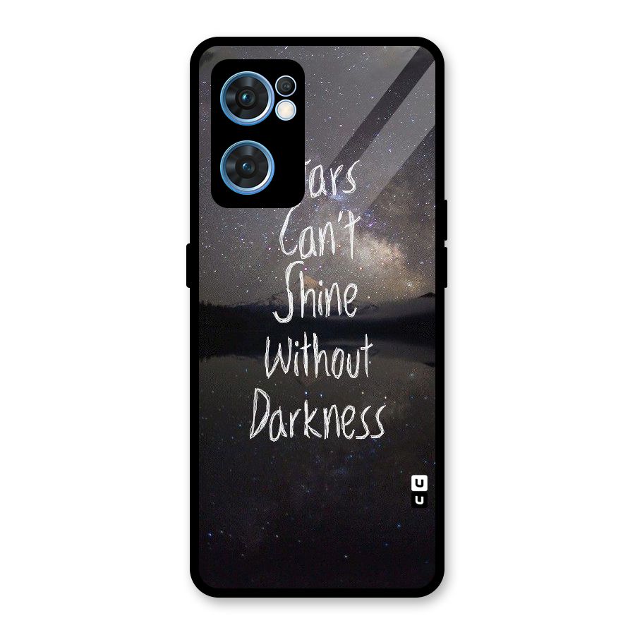 Stars Shine Glass Back Case for Oppo Reno7 5G