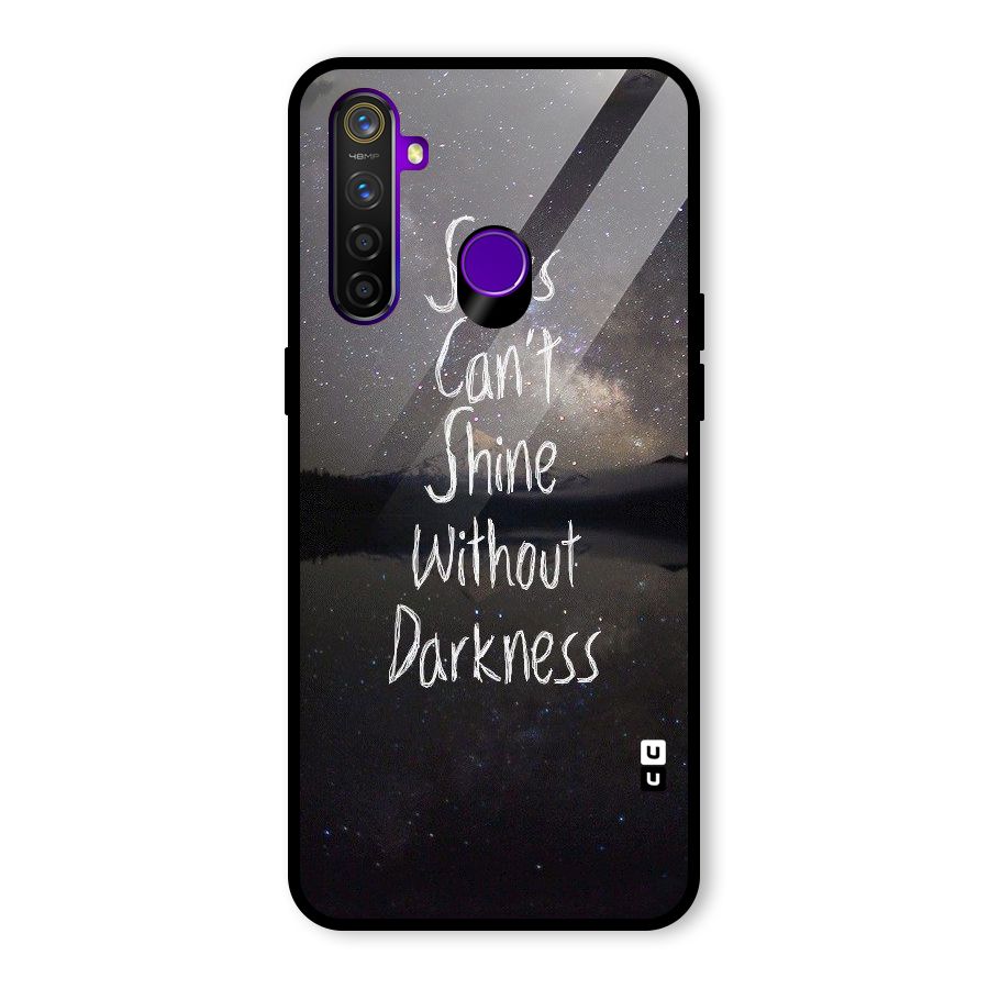 Stars Shine Glass Back Case for Realme 5 Pro