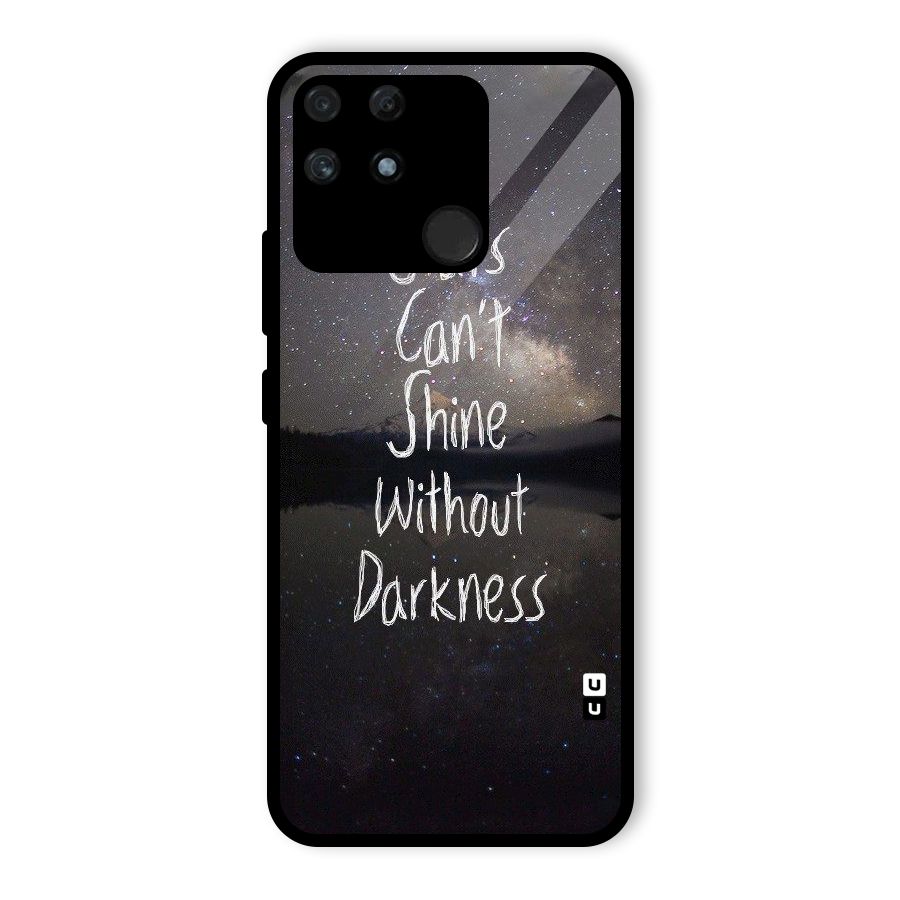 Stars Shine Glass Back Case for Realme Narzo 50A