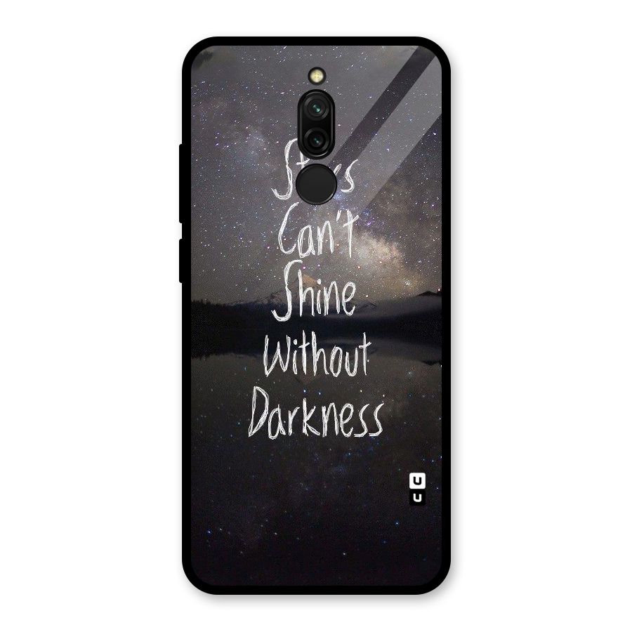 Stars Shine Glass Back Case for Redmi 8