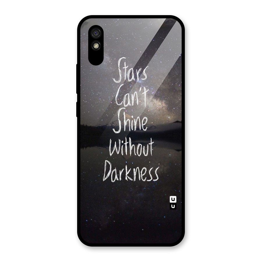 Stars Shine Glass Back Case for Redmi 9A